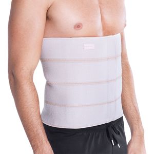 Faixa Elástica Abdominal 4 Gomos Kestal Bege