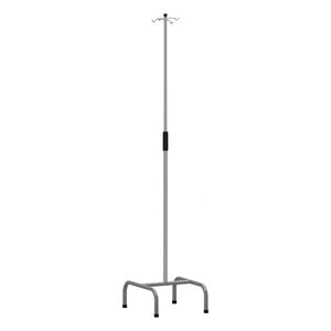Suporte para Soro Inox com Altura Regulável sem Rodas