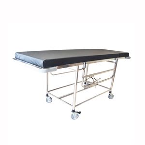 Carro Maca Padiola Inox com Leito Estofado