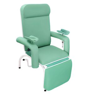 Poltrona Hospitalar para Coleta de Sangue Verde Luxo
