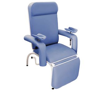 Poltrona Hospitalar para Coleta de Sangue Azul Luxo