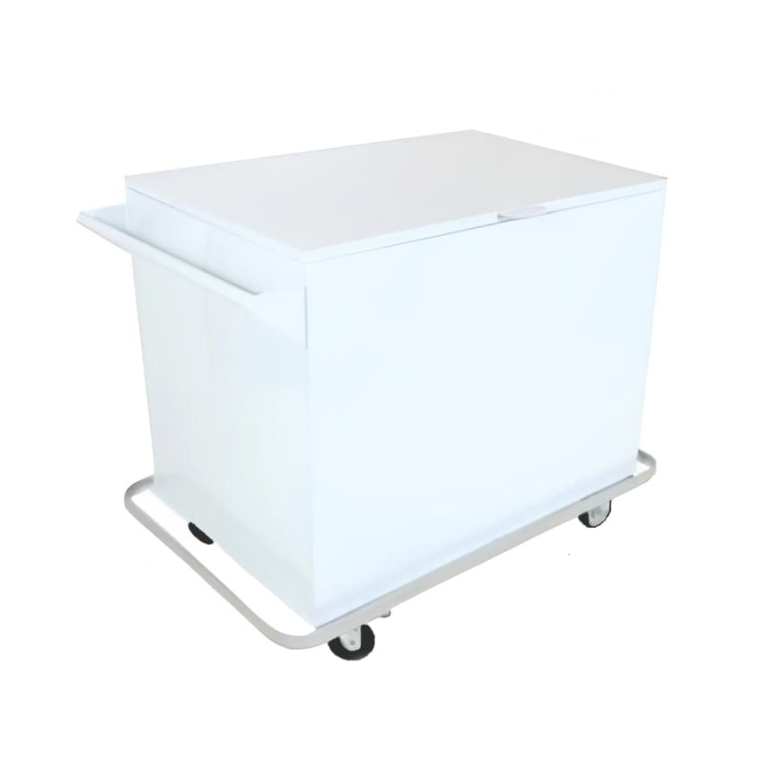 Carro para Transporte de Roupa Suja com Tampa