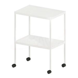 Mesa Auxiliar Hospitalar com rodas Pintada  40x60x80