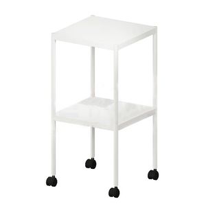 Mesa Auxiliar Hospitalar Pintada com rodas 40x40x80