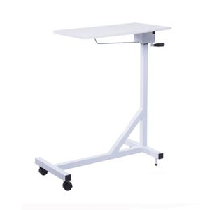 Mesa de Refeição Hospitalar Esmaltada Luxo com Rodízios