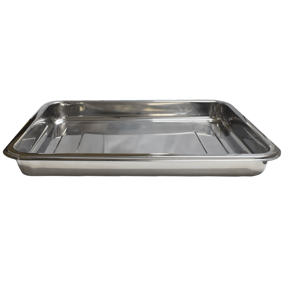 Bandeja de Aço Inoxidável Retangular Art'Inox 0,4cmx32cmx42cm