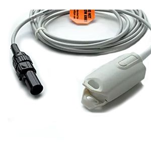 Sensor de Oximetria Epex Clip Adulto Compatível com Dixtal, Philips e Novametrix