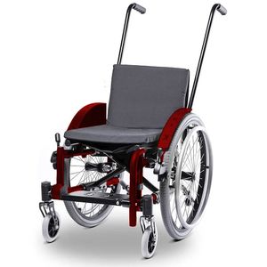 Cadeira de Rodas Infantil Mini K Vermelho Pérola Ortobras